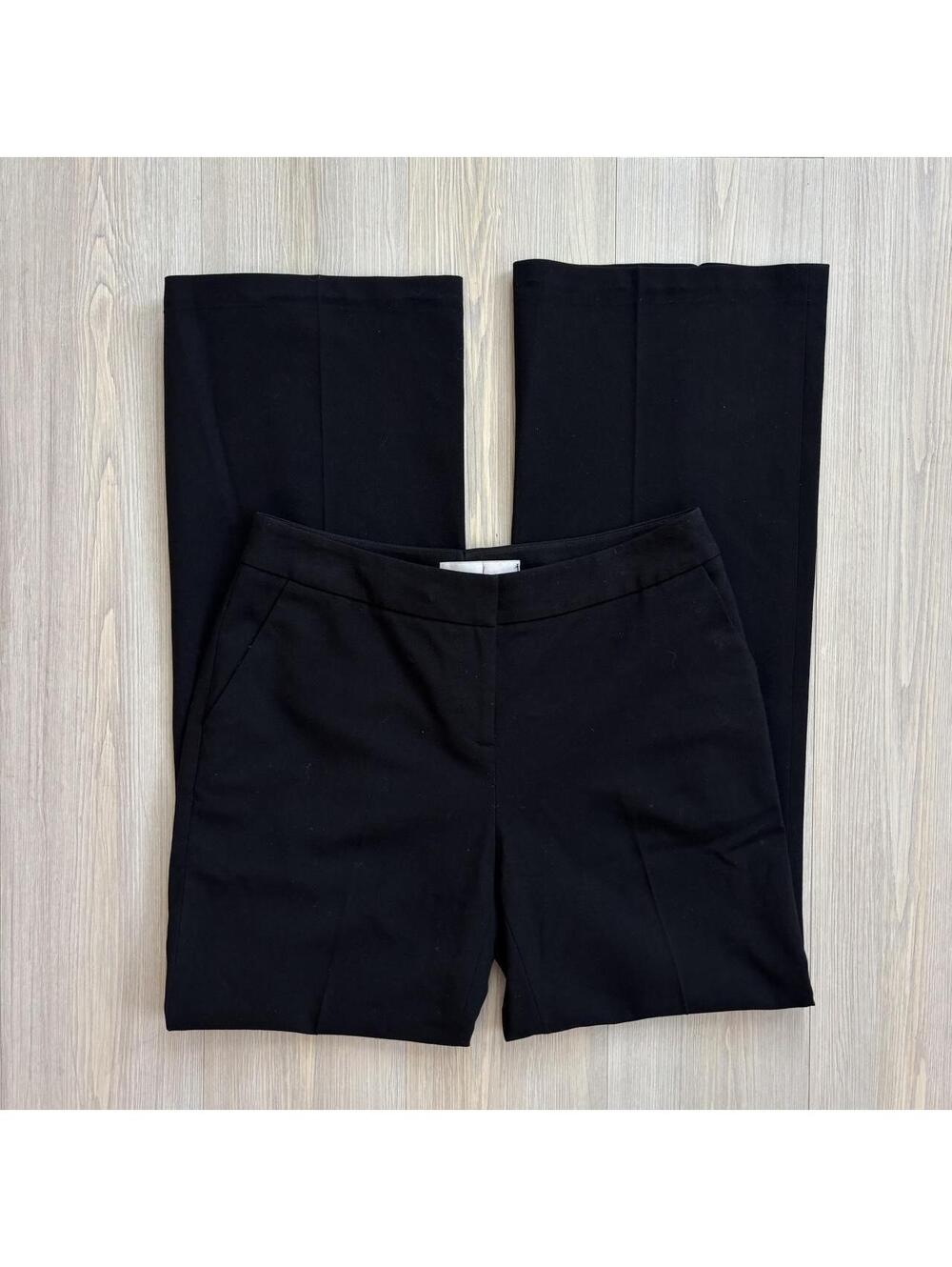 Caslon Black Wide Leg Dress Pants Womens XS Petite Trousers Workwear Stretch